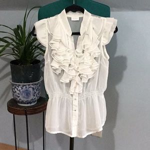 Woman’s ruffle blouse